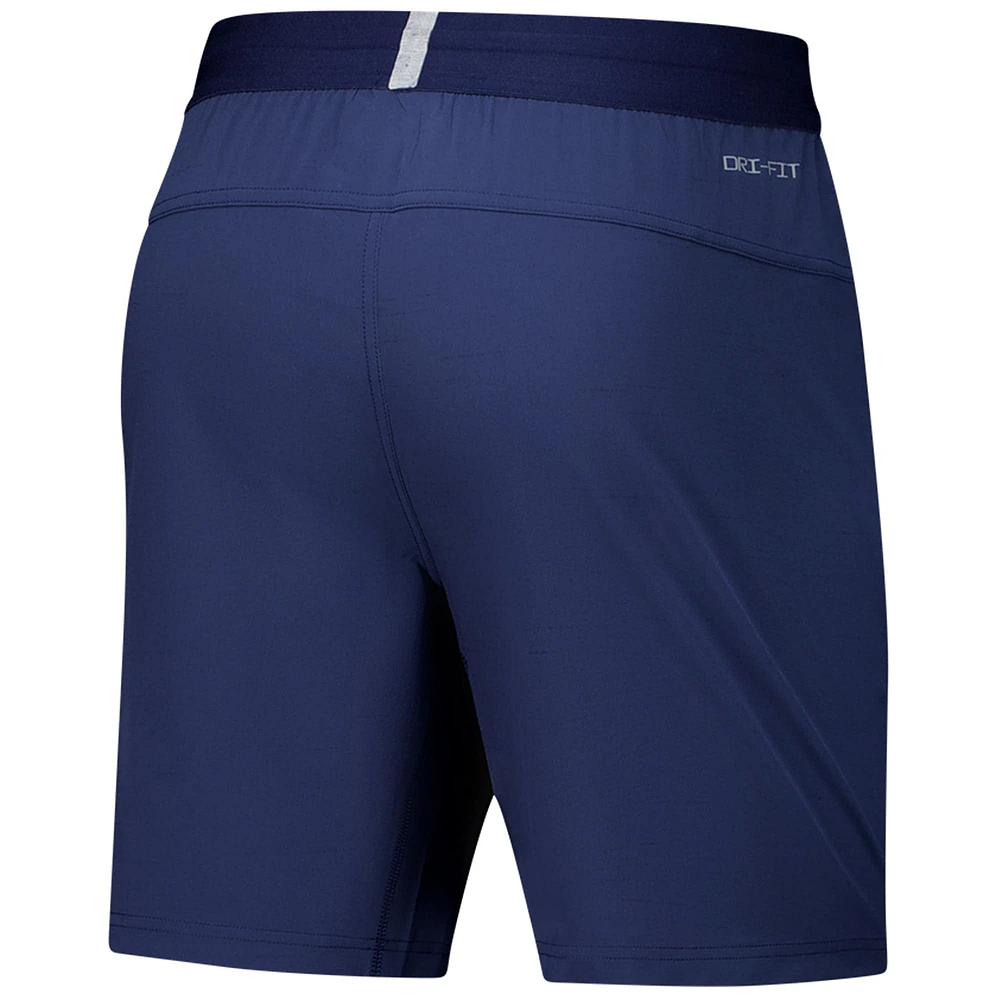 Men's Nike Navy Syracuse Orange 2024/25 Sideline Performance Woven Shorts