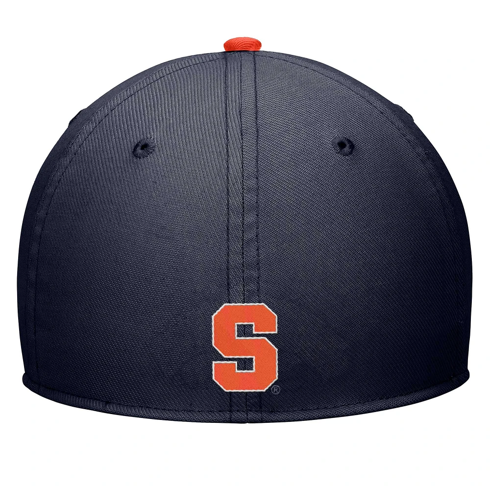 Men's Nike Navy Syracuse Orange Rise Flex Hat