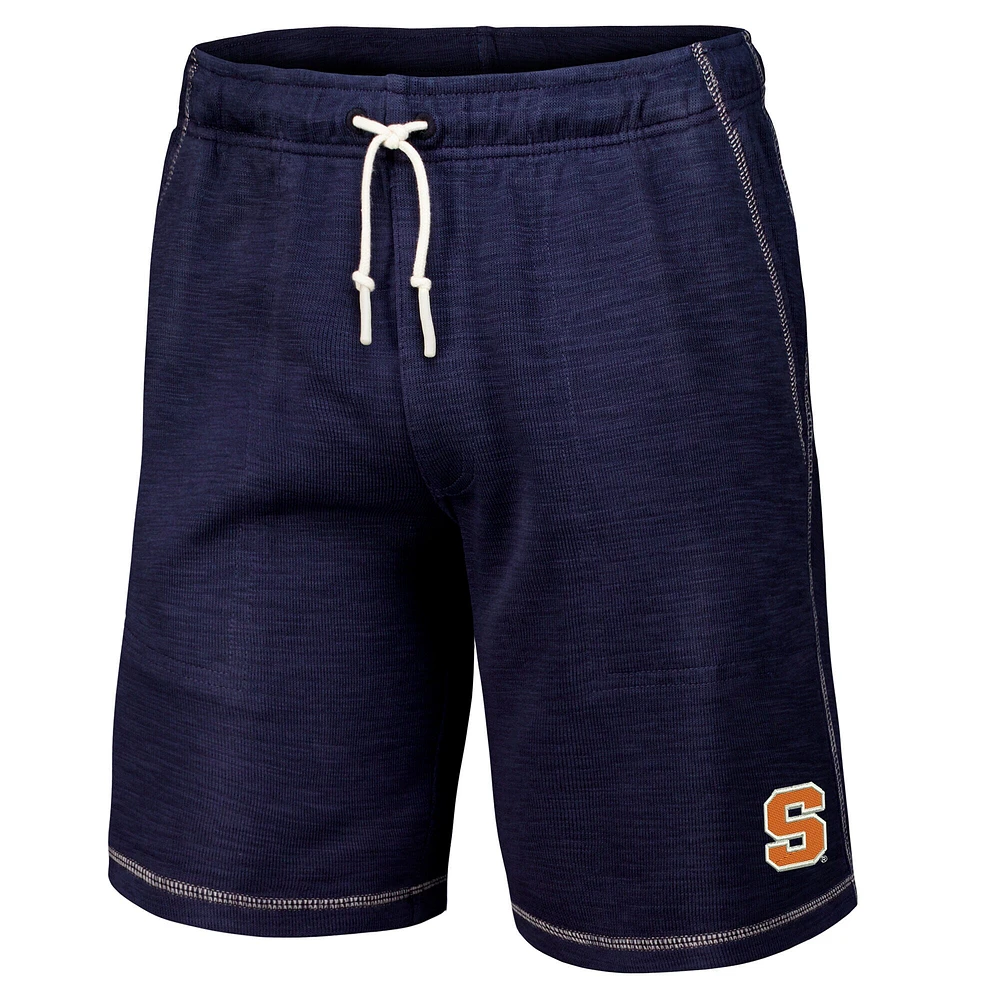 Men's Tommy Bahama Navy Syracuse Orange Tobago Bay Tri-Blend Shorts