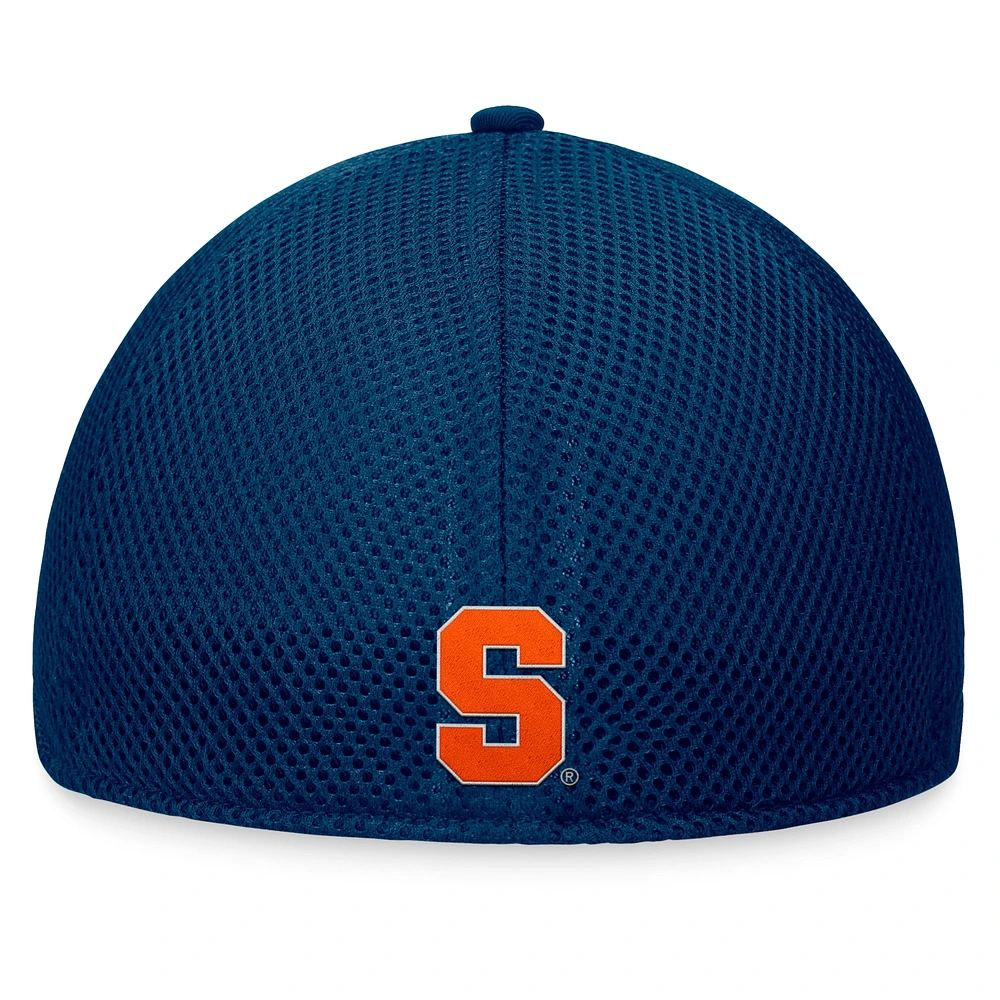 Men's Top of the World Navy Syracuse Orange Spacer Flex Hat