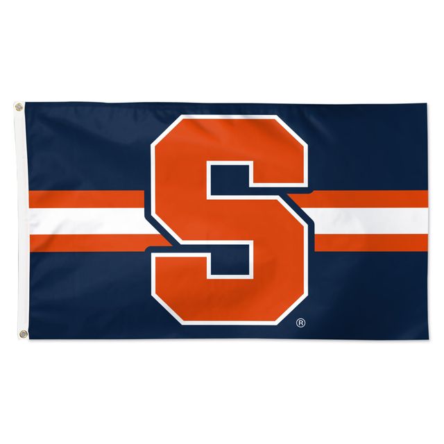 WinCraft Syracuse Orange 3' x 5' Drapeau simple face à rayures horizontales de luxe