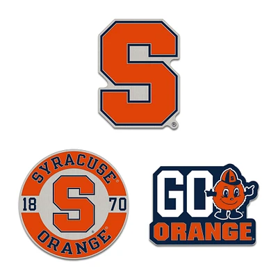 Ensemble de pin de collection WinCraft Syracuse Orange en trois pièces