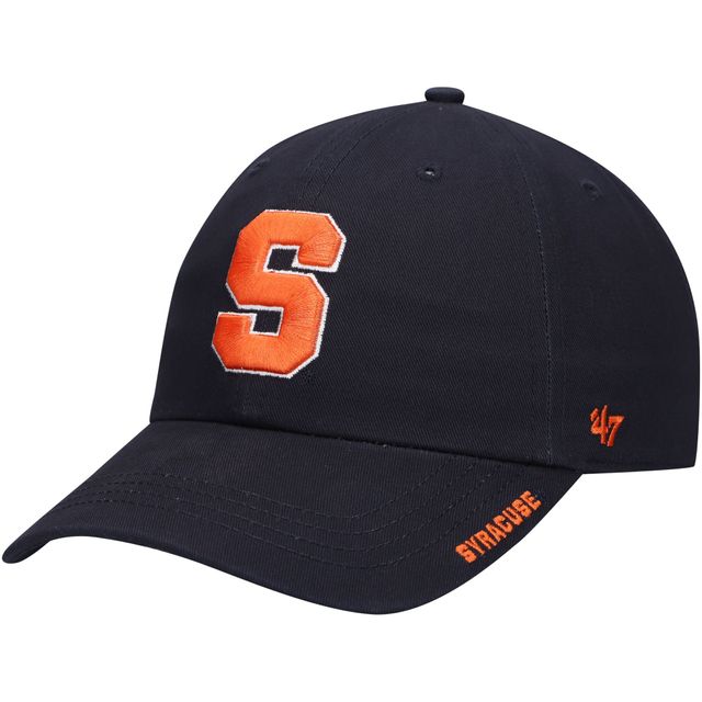 Casquette réglable '47 Navy Syracuse Orange Miata Clean Up Logo pour femme