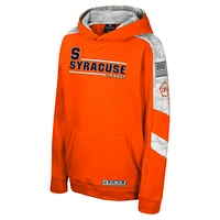 Youth Colosseum Orange Syracuse OHT Military Appreciation Cyclone Digital Camo Pullover Hoodie