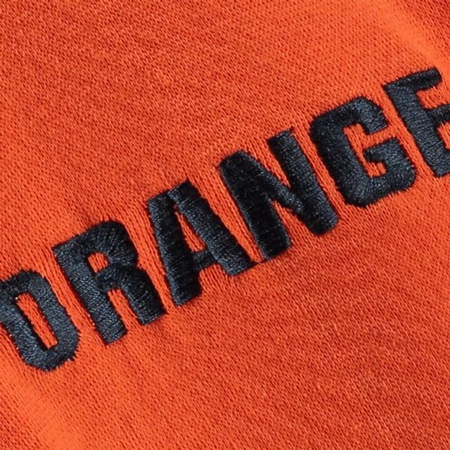 Chandail à capuchon avec grand logo Orange Syracuse Stadium pour jeunes