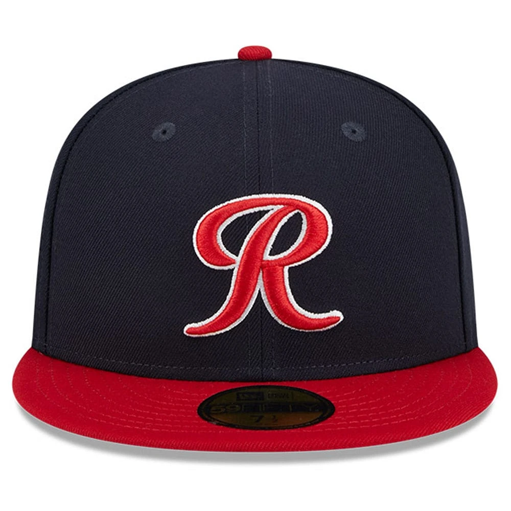 Men's New Era Navy Tacoma Rainiers Big League Chew Team 59FIFTY Fitted Hat