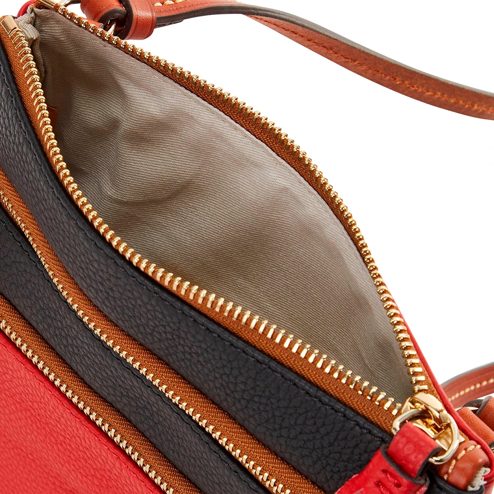 Dooney & Bourke Tampa Bay Buccaneers Infield Triple Zip Crossbody Purse