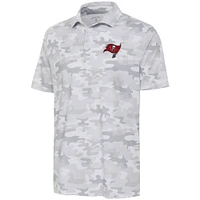 Men's Antigua White Tampa Bay Buccaneers Collide Polo