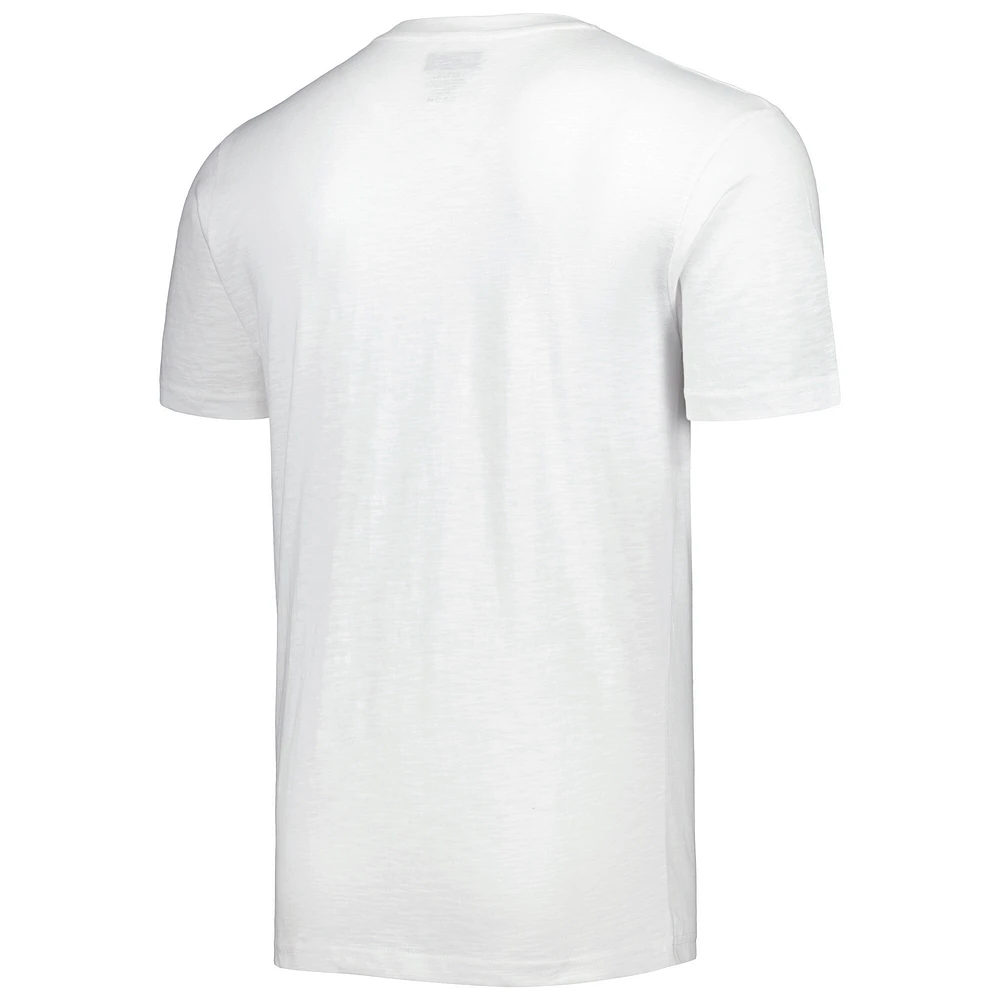 Concepts Sport Ensemble de nuit T-shirt et short Downfield Tampa Bay Buccaneers Charbon bois/Blanc pour homme