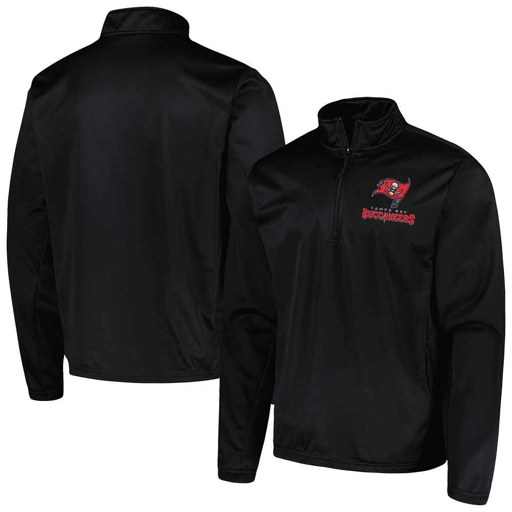 Men's Dunbrooke Black Tampa Bay Buccaneers All-Star Tech Quarter-Zip Jacket