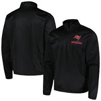 Men's Dunbrooke Black Tampa Bay Buccaneers All-Star Tech Quarter-Zip Jacket