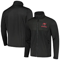 Men's Dunbrooke Heather Black Tampa Bay Buccaneers Explorer Tech Full-Zip Jacket