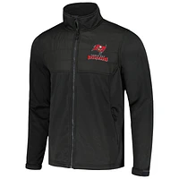 Men's Dunbrooke Heather Black Tampa Bay Buccaneers Explorer Tech Full-Zip Jacket