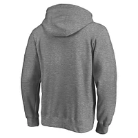 Men's Fanatics Heathered Gray Tampa Bay Buccaneers Big & Tall Primary Logo Pullover Hoodie
