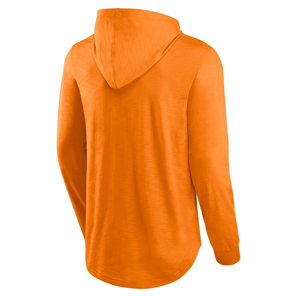 T-shirt à capuche manches longues Fanatics Orange Tampa Bay Buccaneers Front Runner pour hommes