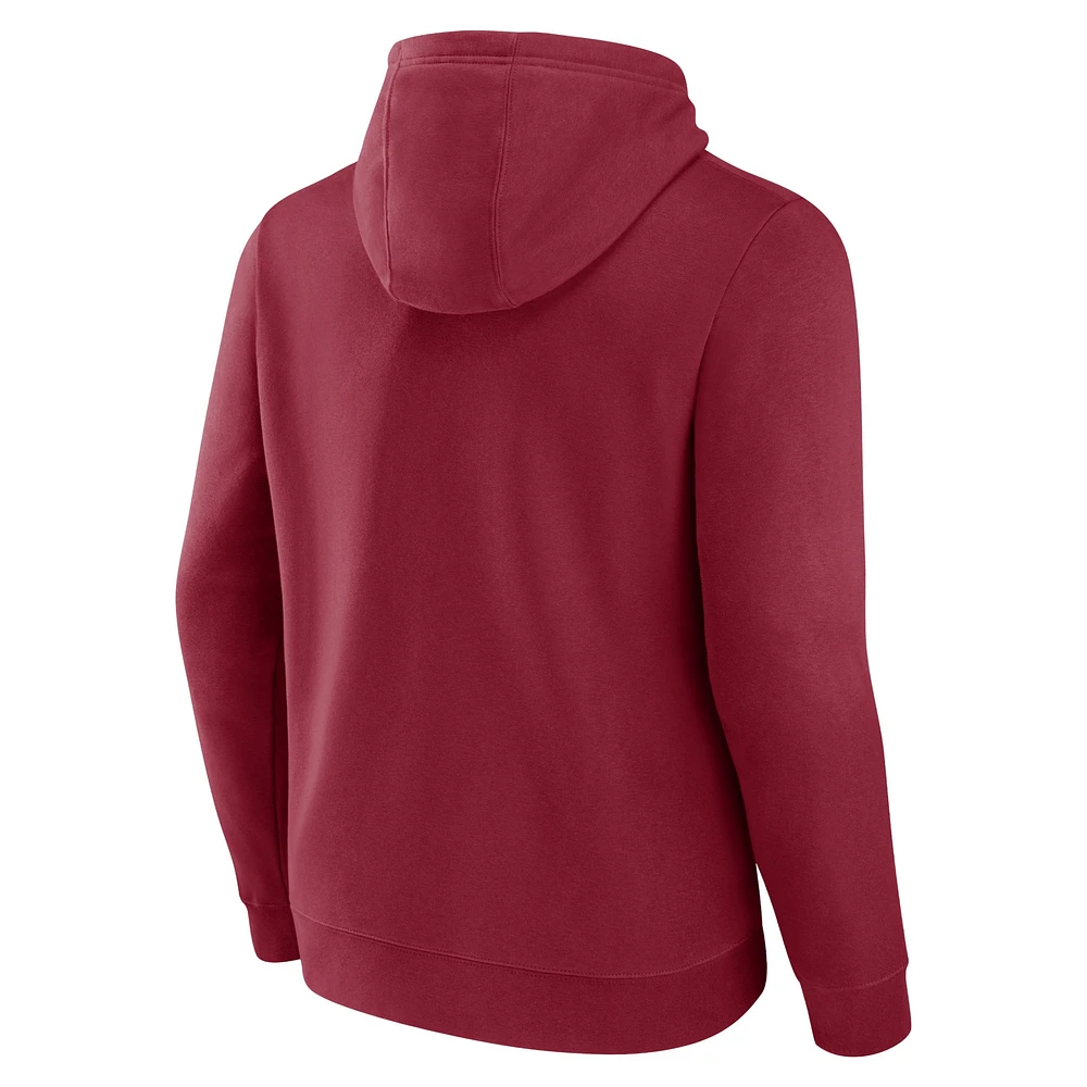 Men's Fanatics  Red Tampa Bay Buccaneers Between the Pylons Pullover Hoodie