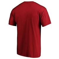 Men's Fanatics Red Tampa Bay Buccaneers Big & Tall Team Lockup T-Shirt