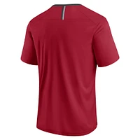 Men's Fanatics Red Tampa Bay Buccaneers Defender Fade Slant T-Shirt