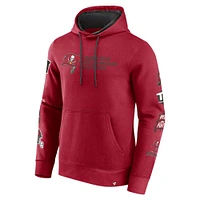 Men's Fanatics Red Tampa Bay Buccaneers Extra Innings Pullover Hoodie