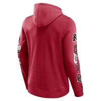Men's Fanatics Red Tampa Bay Buccaneers Extra Innings Pullover Hoodie