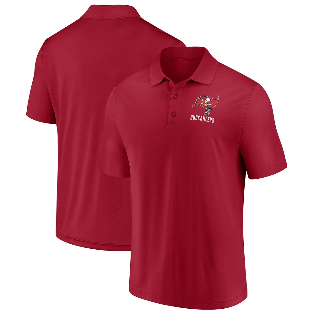 Men's Fanatics  Red Tampa Bay Buccaneers Lockup Polo