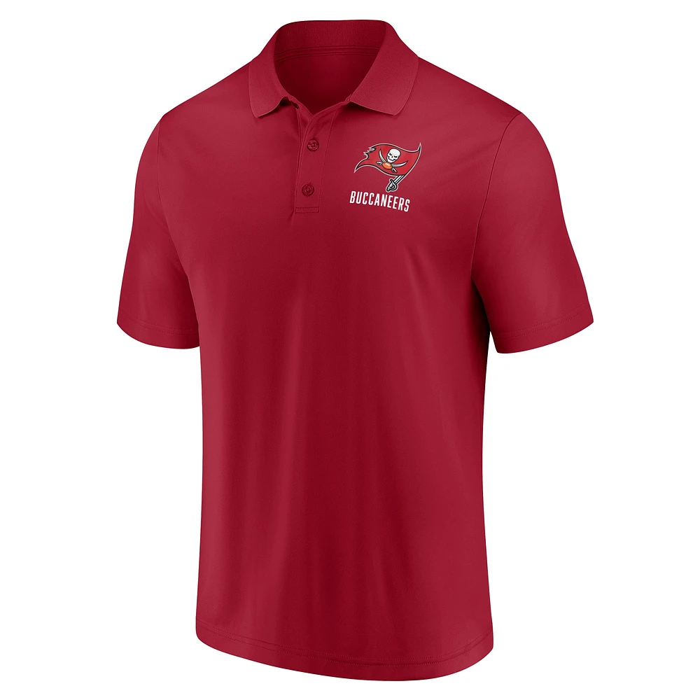 Men's Fanatics  Red Tampa Bay Buccaneers Lockup Polo