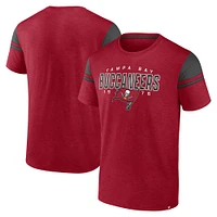 Men's Fanatics Red Tampa Bay Buccaneers Old School Play Slub T-Shirt