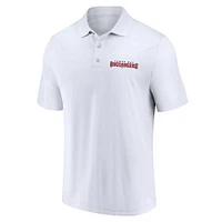 Men's Fanatics White/Red Tampa Bay Buccaneers Lockup Two-Pack Polo Set