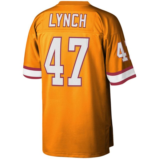 Maillot réplique Mitchell & Ness John Lynch orange Tampa Bay Buccaneers Legacy pour hommes