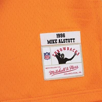 Sweat à capuche orange pour homme Mitchell & Ness Mike Alstott avec nom et numéro de joueur des Tampa Bay Buccaneers Legacy Jersey