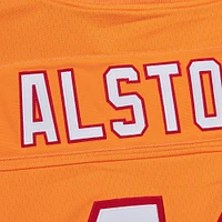 Sweat à capuche orange pour homme Mitchell & Ness Mike Alstott avec nom et numéro de joueur des Tampa Bay Buccaneers Legacy Jersey
