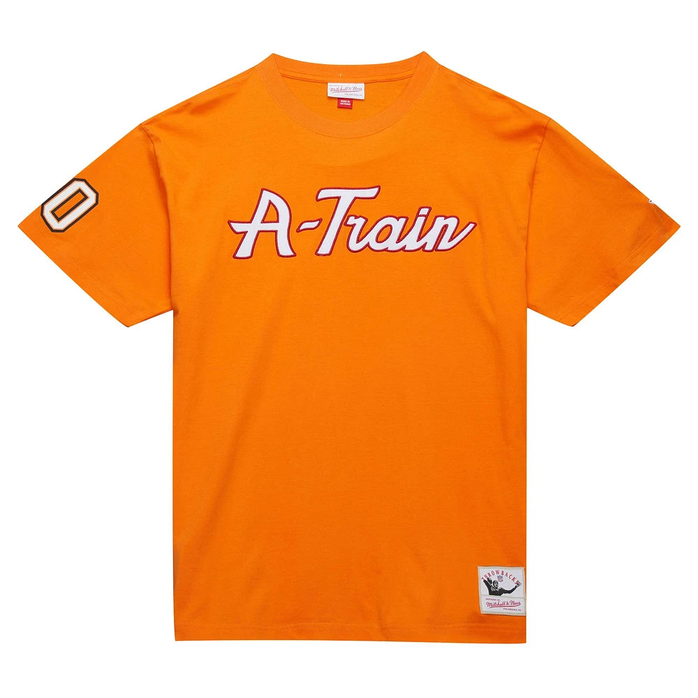 Men's Mitchell & Ness Mike Alstott Orange Tampa Bay Buccaneers Retired Player Nickname T-Shirt