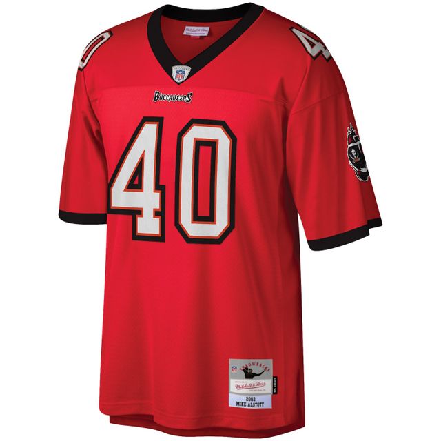 Maillot réplique Mitchell & Ness Mike Alstott rouge Tampa Bay Buccaneers Legacy pour hommes