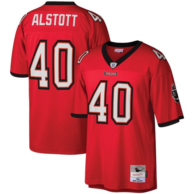 Maillot réplique Mitchell & Ness Mike Alstott rouge Tampa Bay Buccaneers Legacy pour hommes