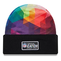 Men's New Era Black Tampa Bay Buccaneers 2023 NFL Crucial Catch Cuffed Knit Hat