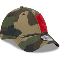 Casquette New Era Camo Tampa Bay Buccaneers Punched Out 39THIRTY Flex pour homme
