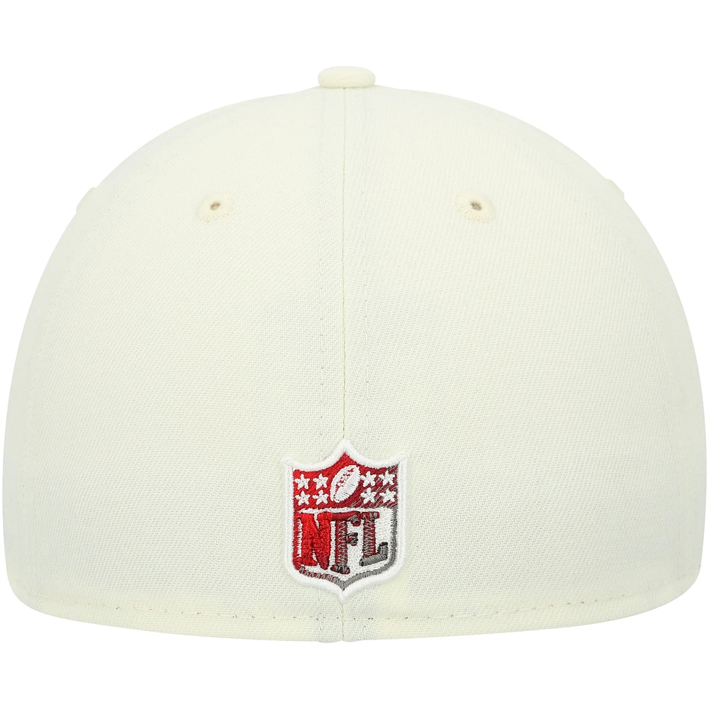 Casquette ajustée New Era Tampa Bay Buccaneers Chrome Color Dim 59FIFTY pour homme