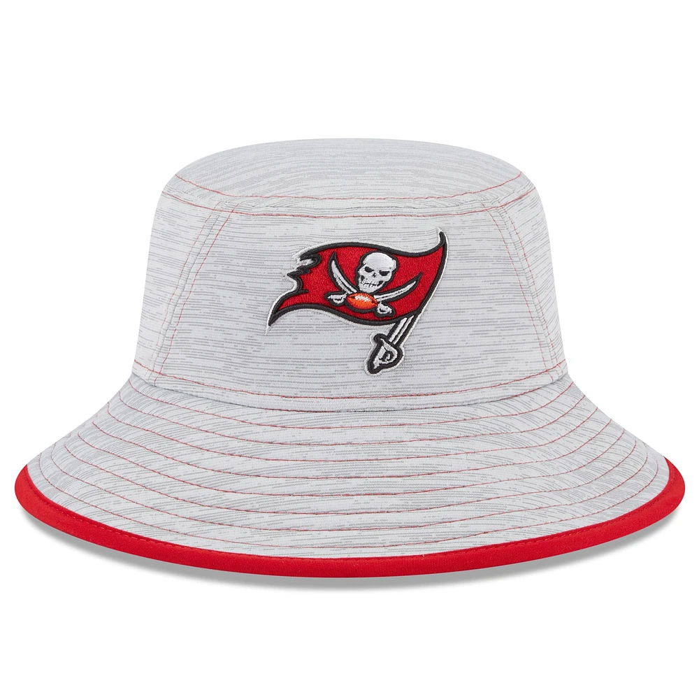 Men's New Era Gray Tampa Bay Buccaneers Game Bucket Hat
