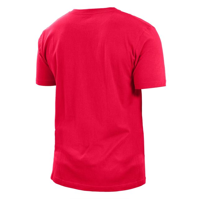 T-shirt New Era pour homme rouge Tampa Bay Buccaneers 2022 Sideline Ink Dye