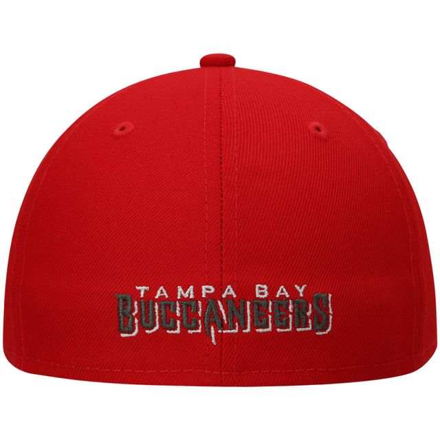 Casquette ajustée 59FIFTY Basic Low Profile des Tampa Bay Buccaneers New Era pour homme, rouge