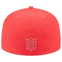 Men's New Era Red Tampa Bay Buccaneers Color Pack Brights 59FIFTY Fitted Hat