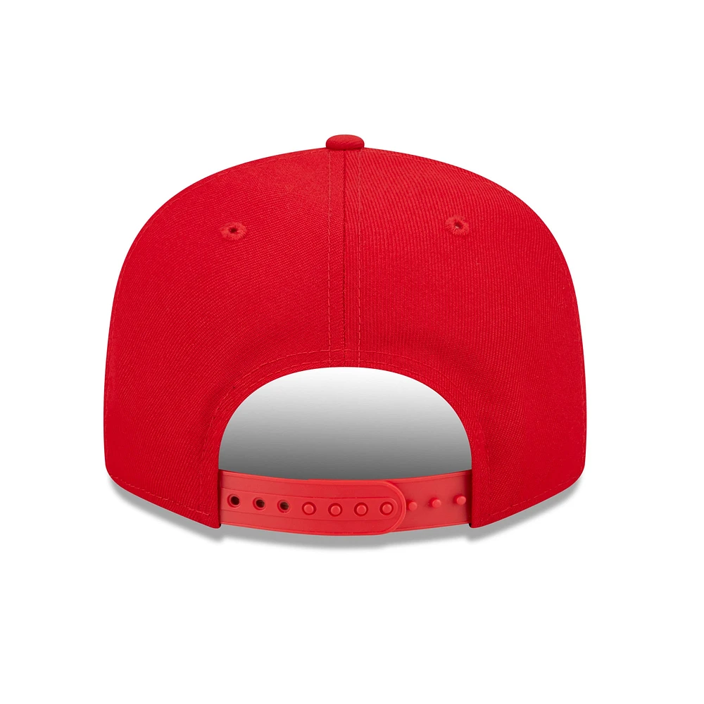 Men's New Era Red Tampa Bay Buccaneers Script 9FIFTY Snapback Hat
