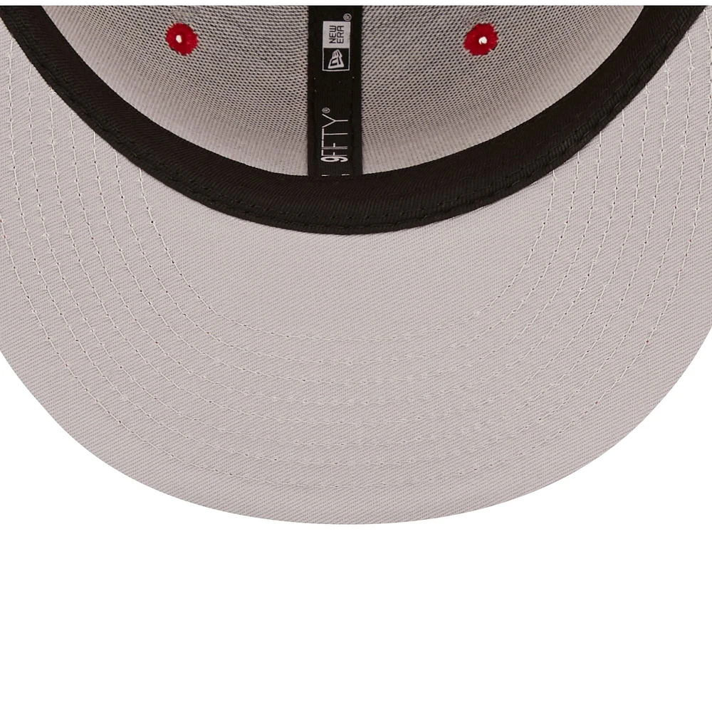 Men's New Era Red Tampa Bay Buccaneers Script 9FIFTY Snapback Hat