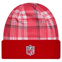 Men's New Era  Red Tampa Bay Buccaneers Sideline Statement Cuffed Knit Hat