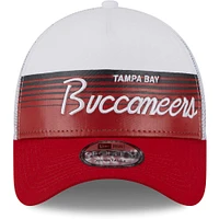 Men's New Era Scarlet Tampa Bay Buccaneers Horizon A-Frame 9FORTY Snapback Hat