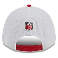 Men's New Era  White/Red Tampa Bay Buccaneers 2023 Sideline 9FORTY Adjustable Hat