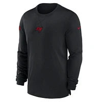 Men's Nike Black Tampa Bay Buccaneers Sideline Performance Long Sleeve T-Shirt