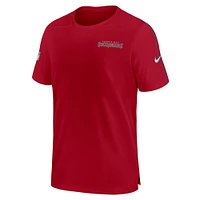 Men's Nike Red Tampa Bay Buccaneers 2024 Sideline Coach UV Performance T-Shirt
