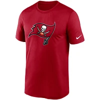 Men's Nike Red Tampa Bay Buccaneers Logo Essential Legend Performance T-Shirt