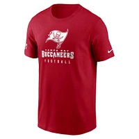 Men's Nike Red Tampa Bay Buccaneers Sideline Performance - T-Shirt